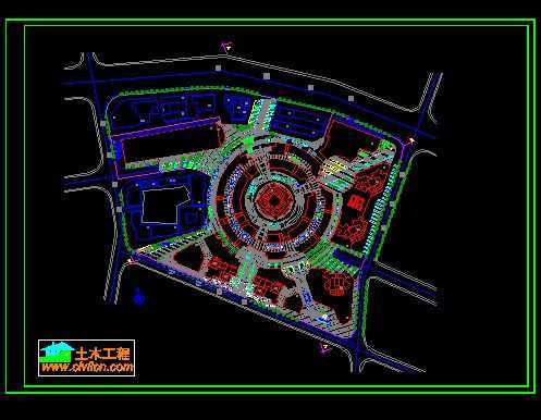 广场规划平面图免费下载 - 景观规划设计